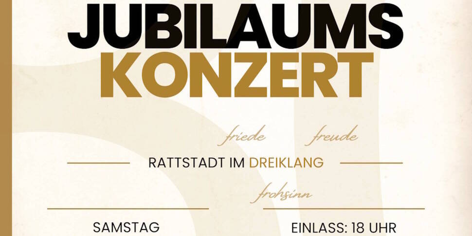 Jubiläumskonzert anllässlich 80 Jahre Musikverein Rattsstadt