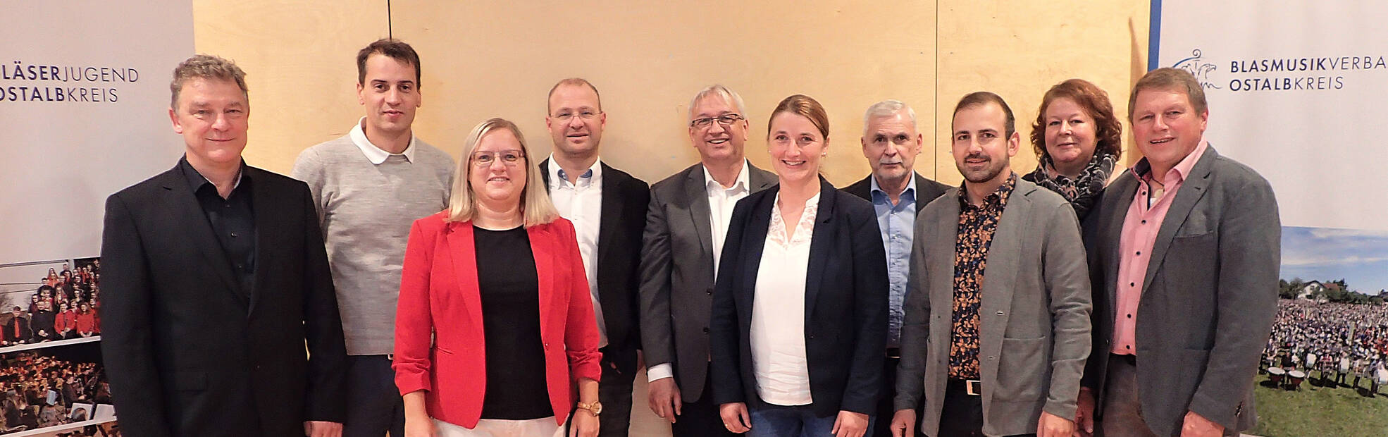 Vorstandschaft Blasmusikverband